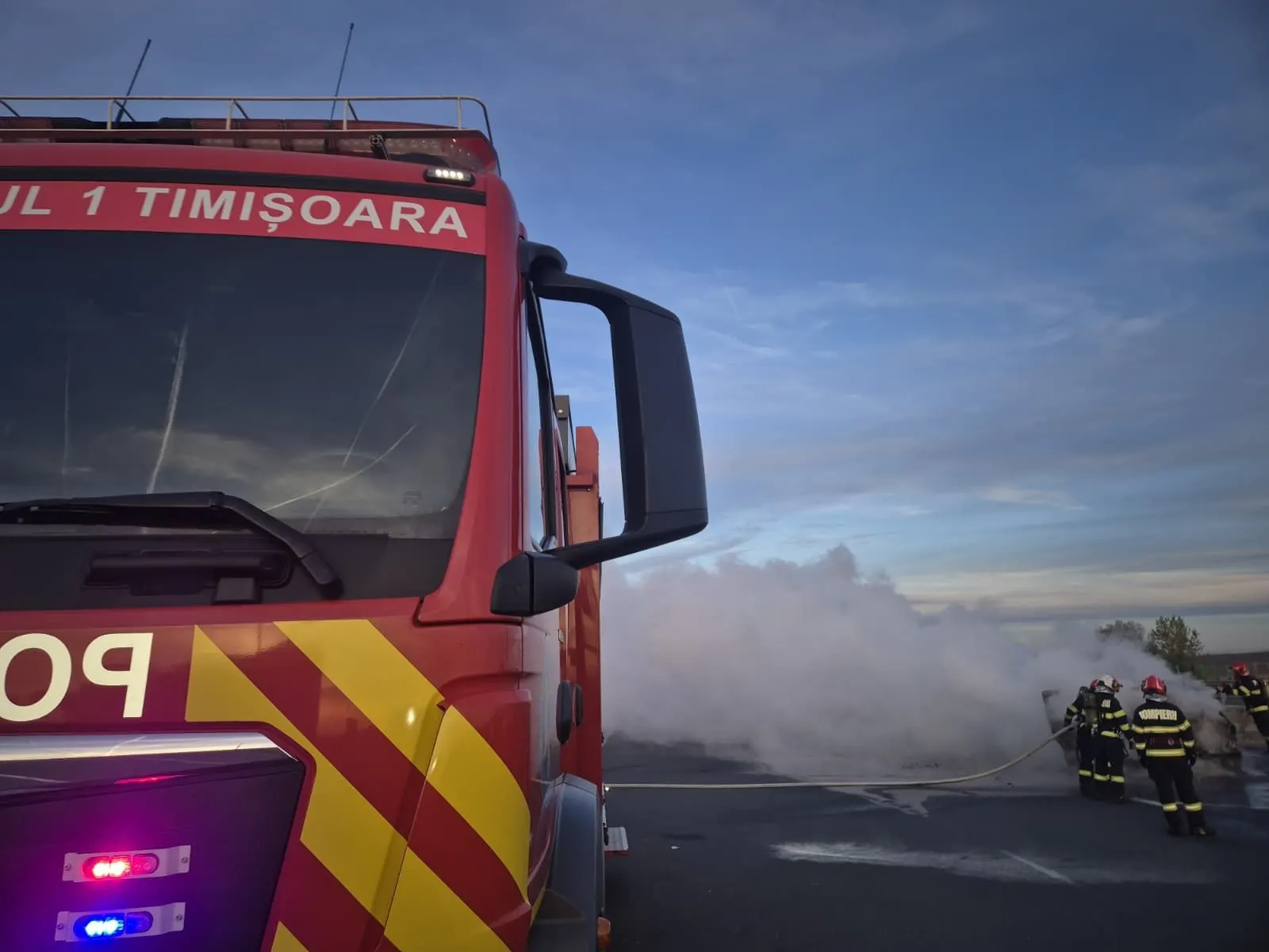 Weekend în Timiș: 161 de misiuni, patru incendii și șase accidente
