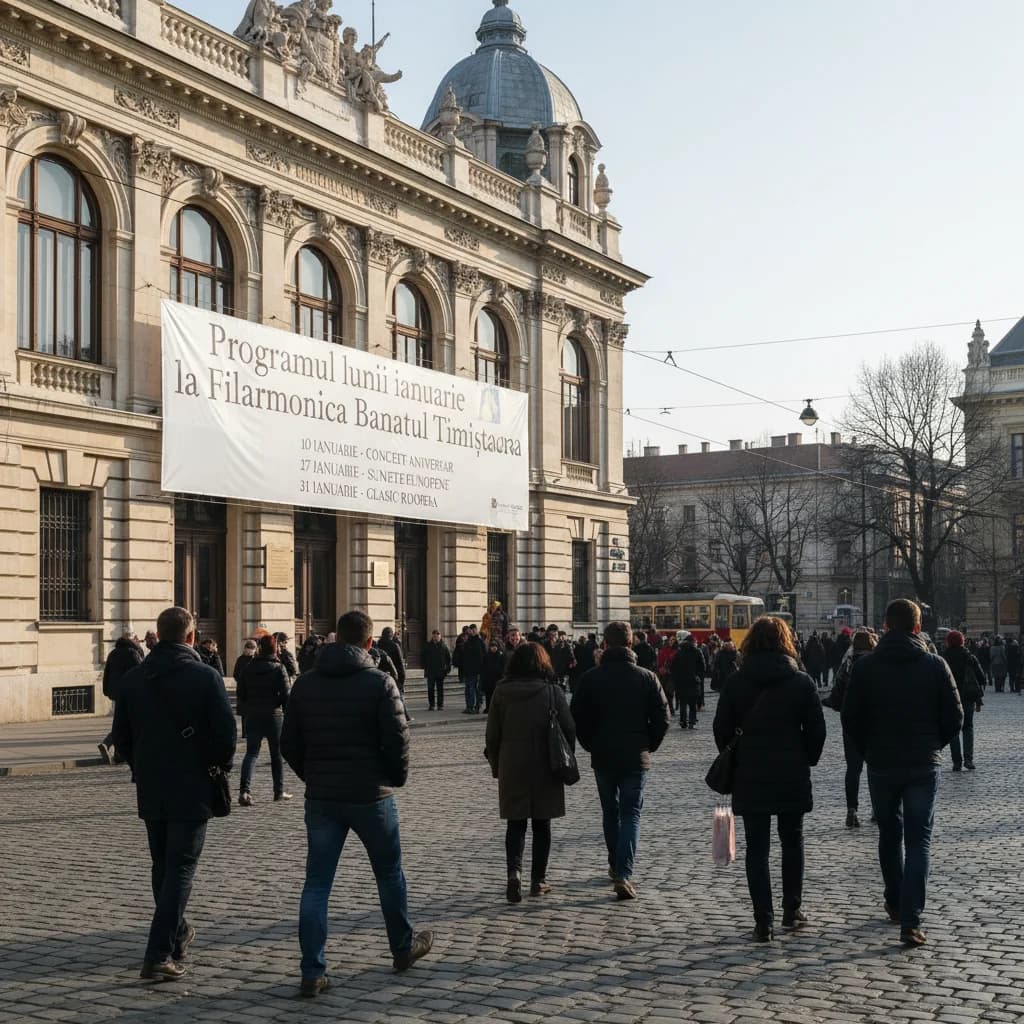 Programul lunii ianuarie 2026 la Filarmonica Banatul Timișoara: concert de Anul Nou și spectacole pentru copii