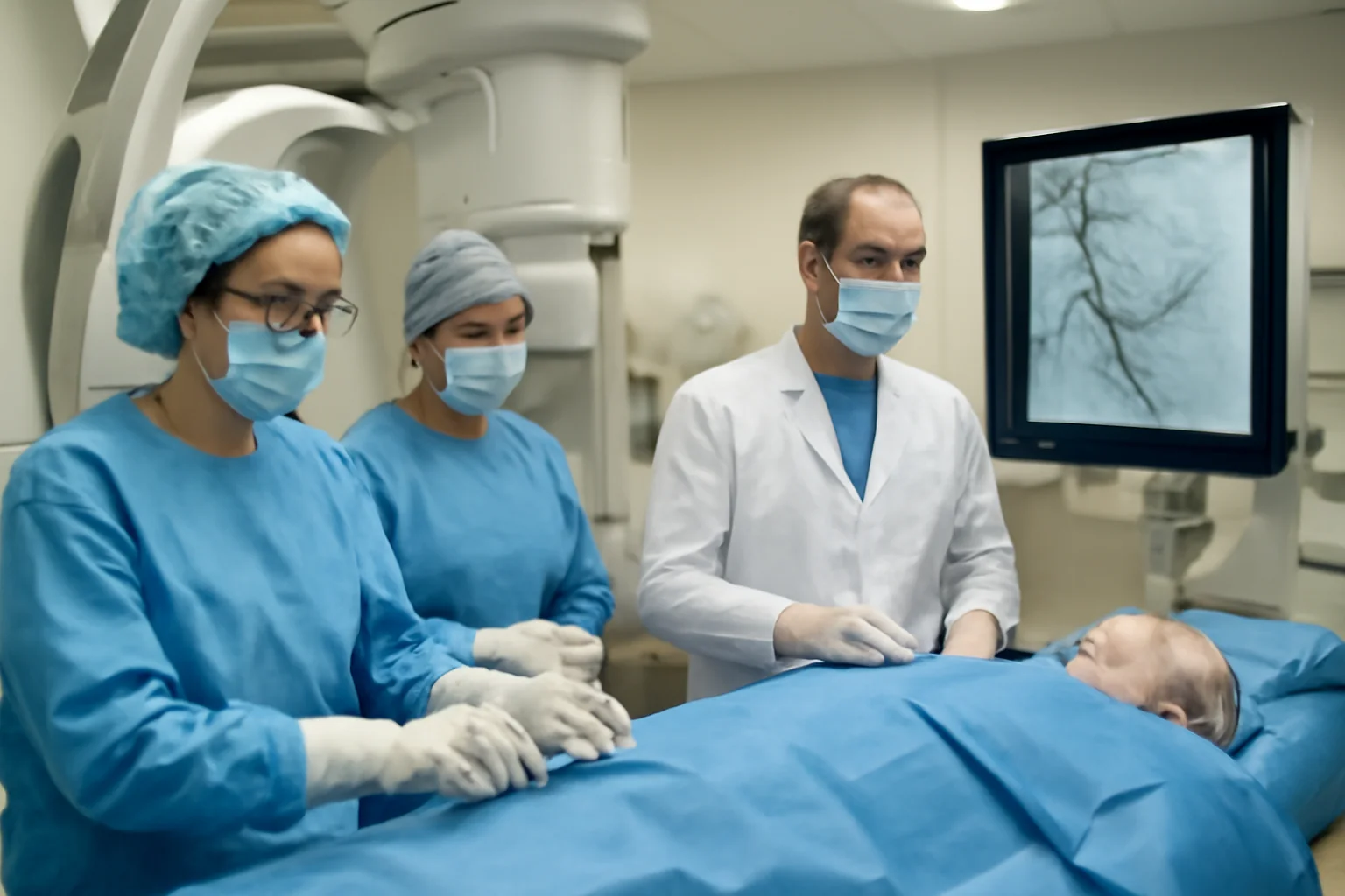 Embolizare Eficientă la Spitalul Premiere cu Echipă Multidisciplinară
