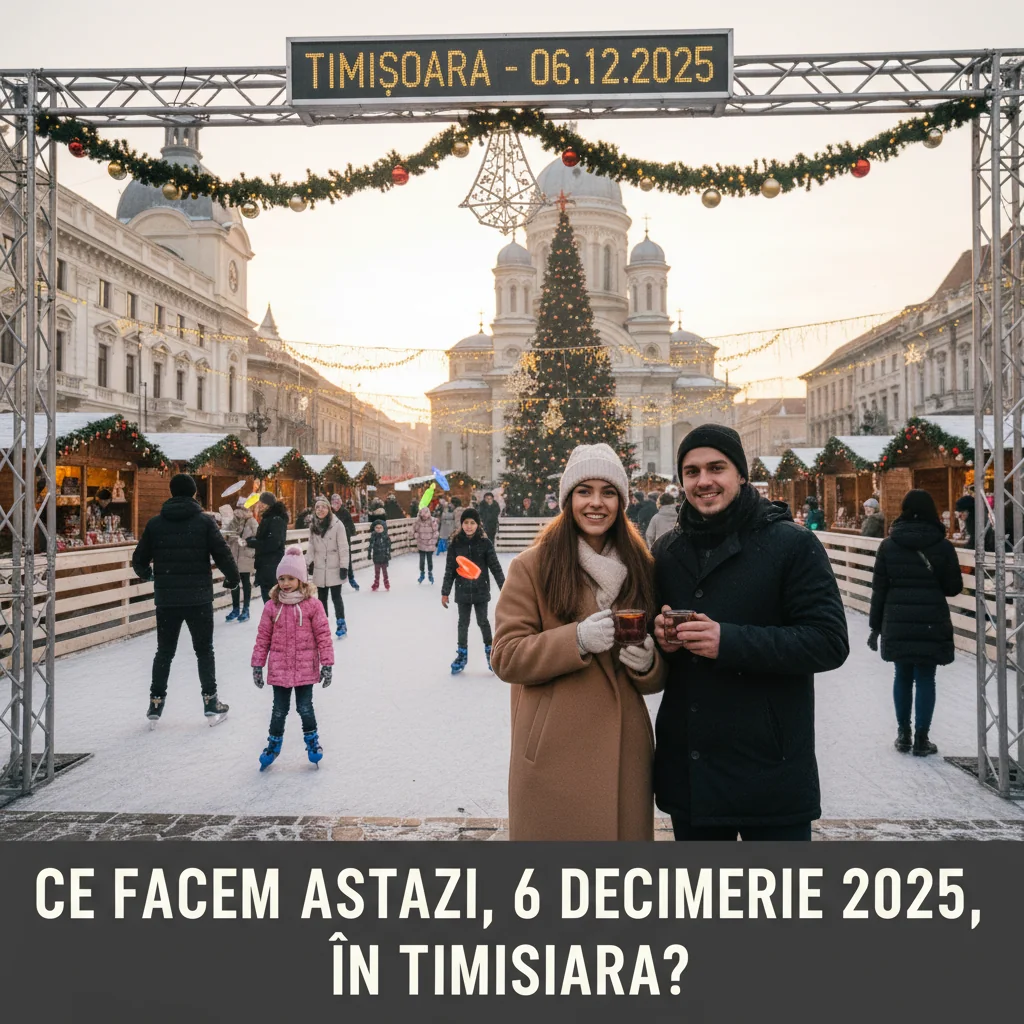 Evenimente și activități în Timișoara pe 6 decembrie 2025