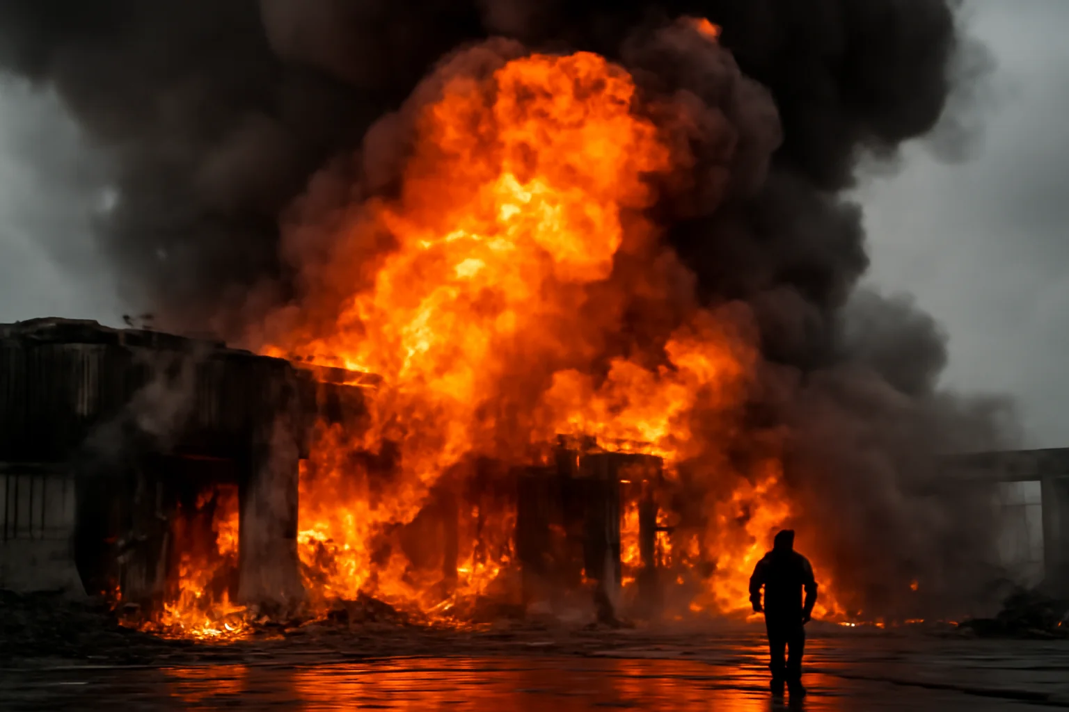 Explozie și Incendiu Fatal pentru un Angajat Civil
