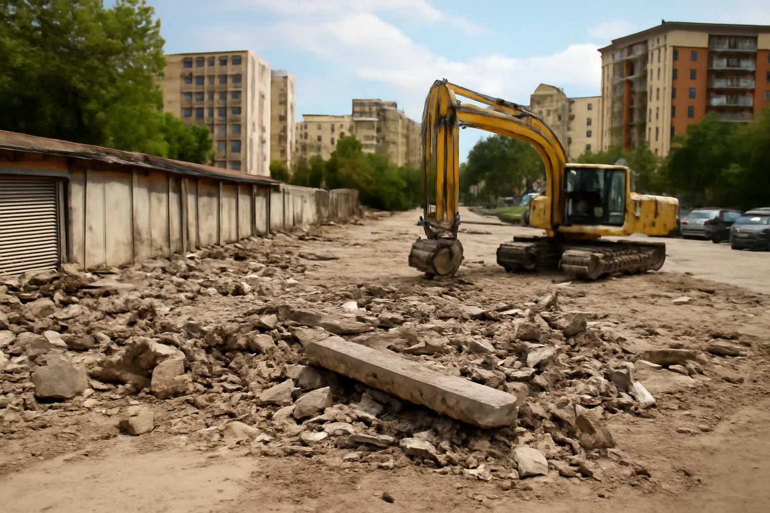 Garaje Demolate pentru Spații Noi de Parcare în Zona Dacia și pe Bulevardul Dâmbovița