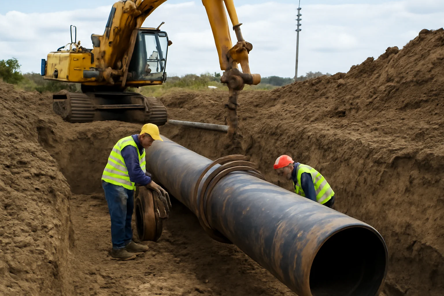 Intervenția Aquatim în desfășurare.