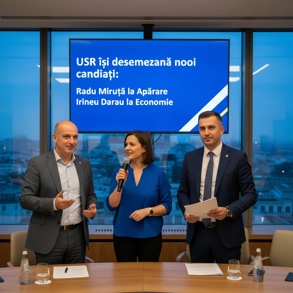 Radu Miruță pentru Apărare și Irineu Darău pentru Economie